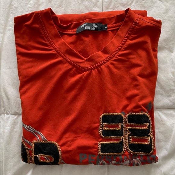 Bright Orange Tee Shirt - Picture 7 of 8